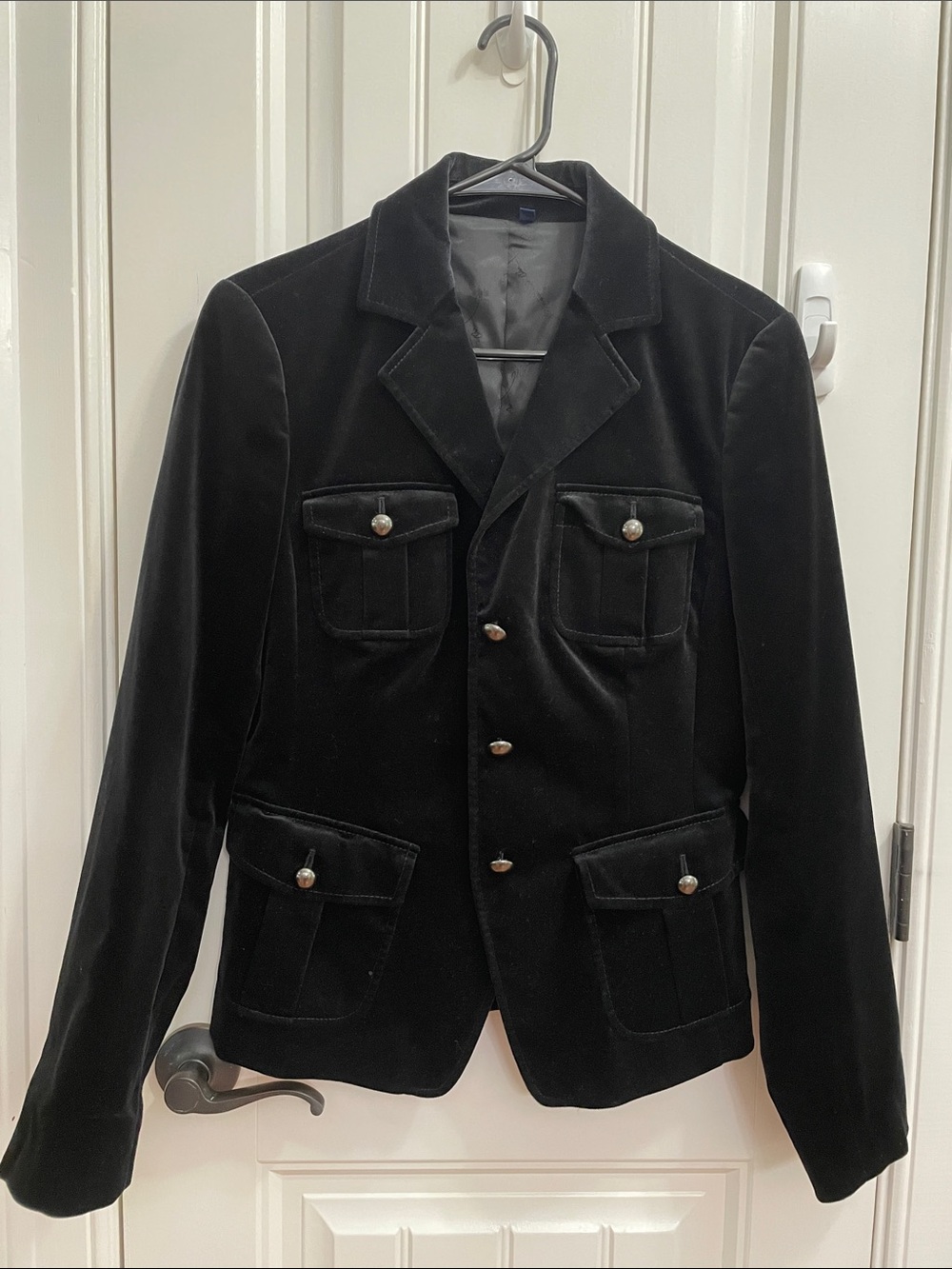 Martin + Osa Black Velvet Jacket